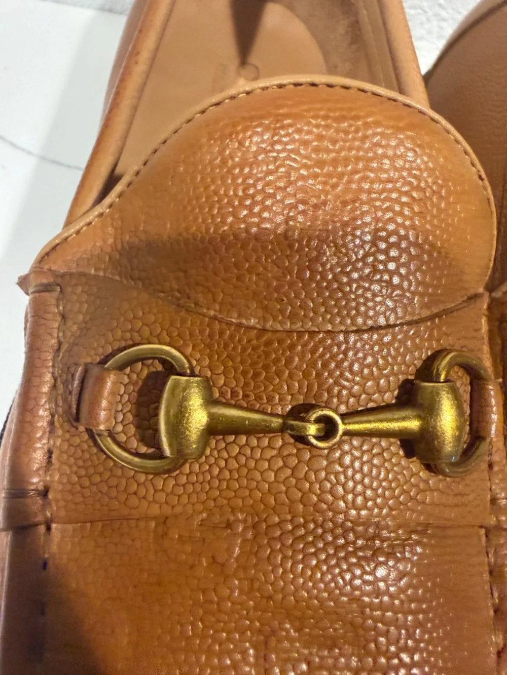 GG Wislet Horsebit Mens Loafers Size US 43 or 10 in Brown Leather